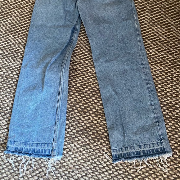 Zara High Waist Straight Leg Jeans - Picture 8 of 8